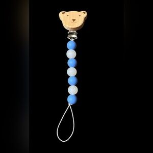 Beaded Pacifier Clips (Qty 1)